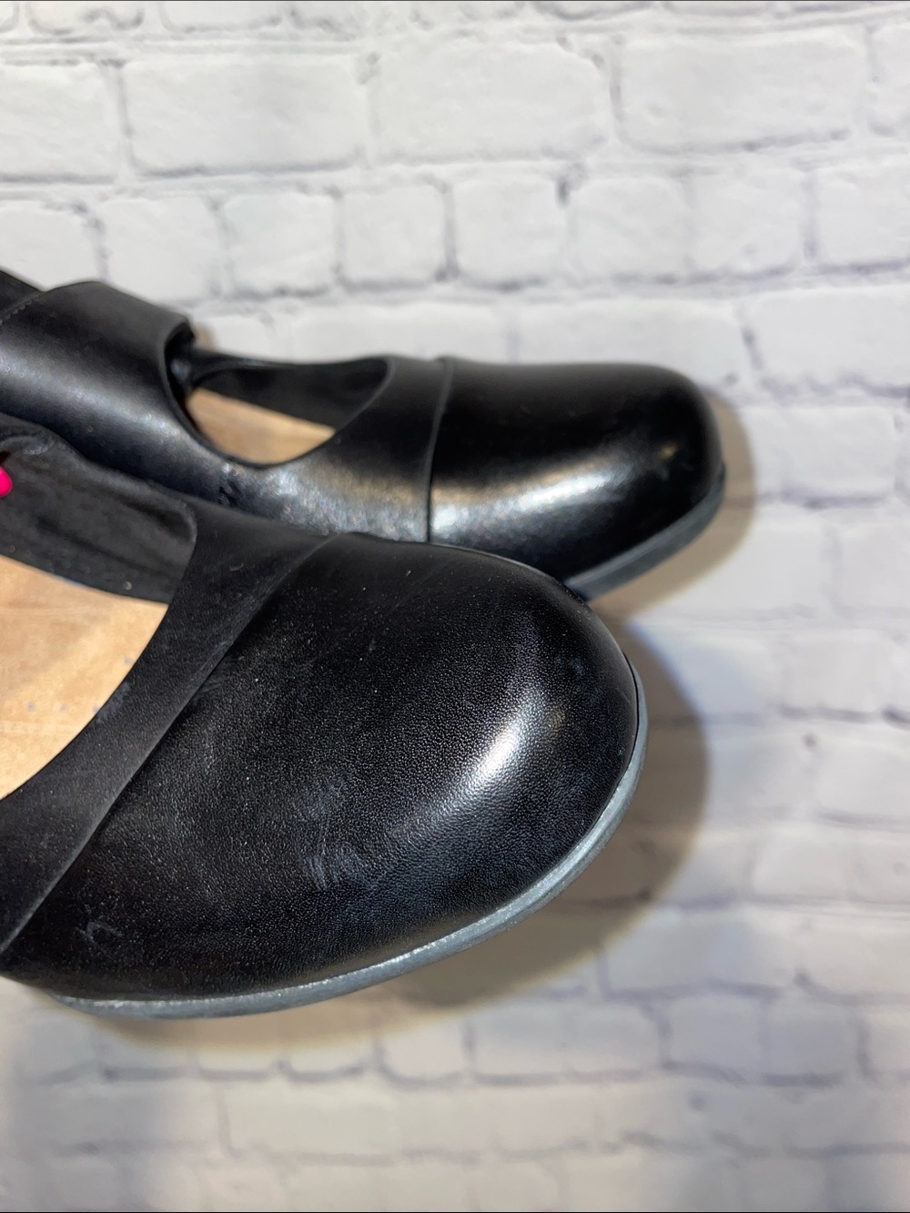Clarks Black Mary Jane Block Heel Pumps • Sz 9.5 - Picture 8 of 8